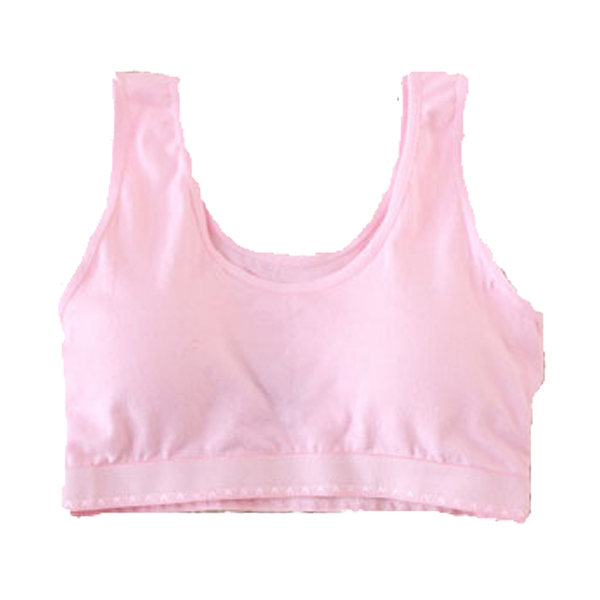 Hot Selling Sport Vest Women Cotton Crop Top 5Color Full Coverage No Rim Padded Bras