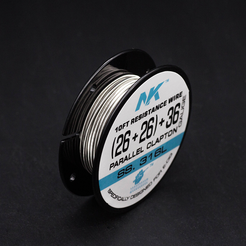 Free shipping NK stainless steel wire dual triple fused clapton 26ga 28ga 36ga 38ga prebuilt wire SS316L for vape mod
Free shipping NK stainless steel wire dual triple fused clapton 26ga 28ga 36ga 38ga prebuilt wire SS316L for vape mod