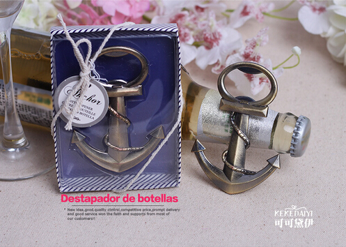 Fast DHL Free shipping 100pcs/lot Wedding favor Beach favor Anchor Bottle Opener Favor Wedding Shower Party Favor Wedding Party Gifts Gift