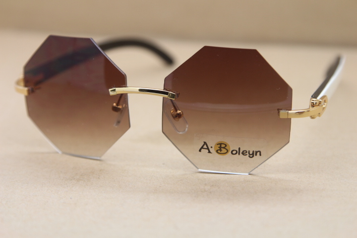 popular Rimless polygon Sunglasses Men Women Black Mix White Genuine Natural Buffalo horn Glasses driving 4189706 glasses Size:54-18-140mm
popular Rimless polygon Sunglasses Men Women Black Mix White Genuine Natural Buffalo horn Glasses driving 4189706 glasses Size:54-18-140mm