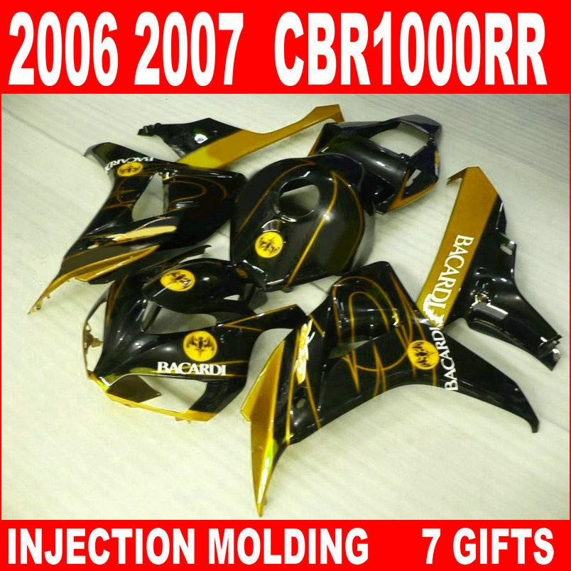 SALE fairings for Honda CBR1000RR 2006 2007 Golden black fairing kit 06 07 CBR 1000RR TJCD, Same as picture
SALE fairings for Honda CBR1000RR 2006 2007 Golden black fairing kit 06 07 CBR 1000RR TJCD, Same as picture