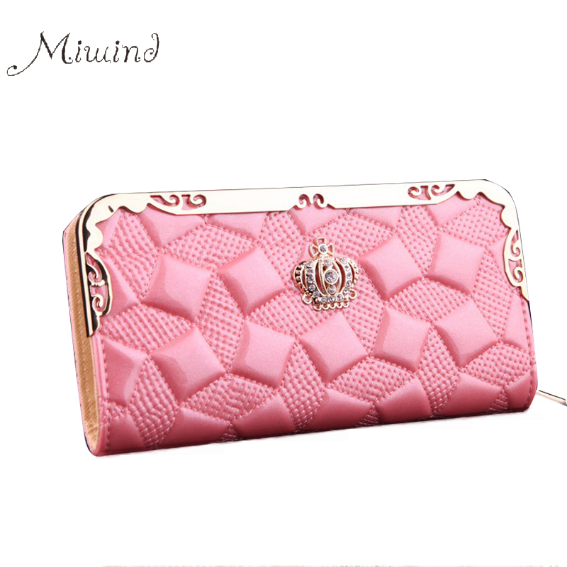 Wholesale- 2017 Vintage Patent Leather Women Long Wallet Female Slim Clutch Wristlet Thin Purse Holder Dollar Cuzdan Bag, Black
Wholesale- 2017 Vintage Patent Leather Women Long Wallet Female Slim Clutch Wristlet Thin Purse Holder Dollar Cuzdan Bag, Black