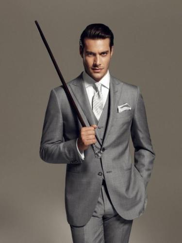 Custom Made TWo Buttons Groom Tuxedos Men's Suit Light Grey Grooms Wedding Suits 3 (coat + pants + vest) Custom made, Gold
Custom Made TWo Buttons Groom Tuxedos Men's Suit Light Grey Grooms Wedding Suits 3 (coat + pants + vest) Custom made, Gold