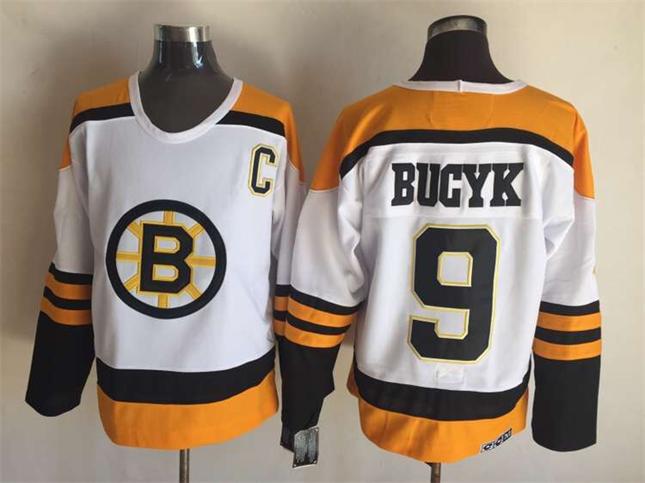 Top Quality ! Men Boston Bruins Ice Hockey Jerseys 9 Johnny Bucyk Black White Yellow Retro Vintage CCM Stitched Jerseys Mix Order
Top Quality ! Men Boston Bruins Ice Hockey Jerseys 9 Johnny Bucyk Black White Yellow Retro Vintage CCM Stitched Jerseys Mix Order