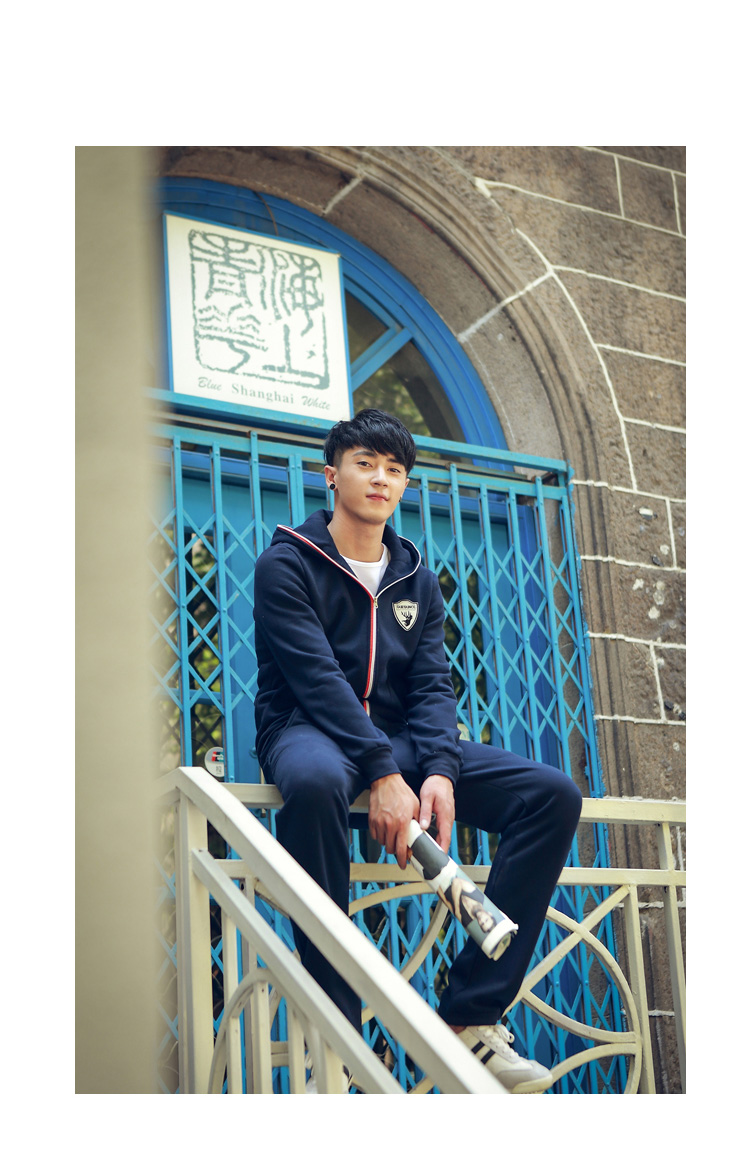 Wholesale-Hoody+Pants New Autumn Winter Fashion Slim Fit Contracted Casual Brand  Men Sport Track Suits S1840