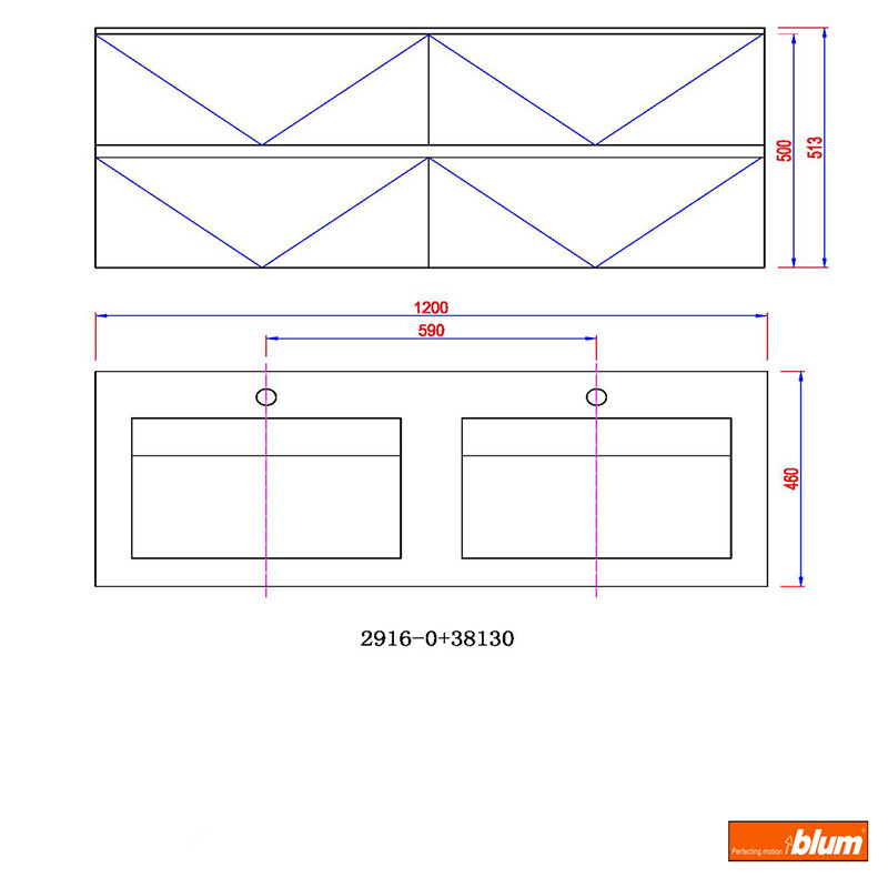 1200mm Modern Up-market Design Units Pre-assembled in factory Soft closing technique Solid Surface Stone Quartz Wall Hung Vanity 2912L