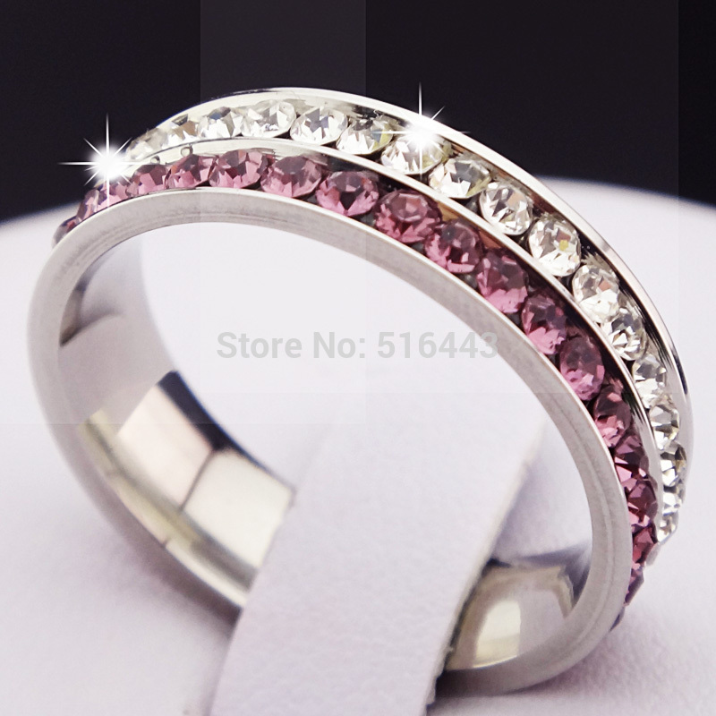 10pcs 316L Stainless Steel Full Pink Clear CZ Comfort Fit Engagement Wedding Silver Band Ring Women Mens Bridal Jewelry A167
10pcs 316L Stainless Steel Full Pink Clear CZ Comfort Fit Engagement Wedding Silver Band Ring Women Mens Bridal Jewelry A167