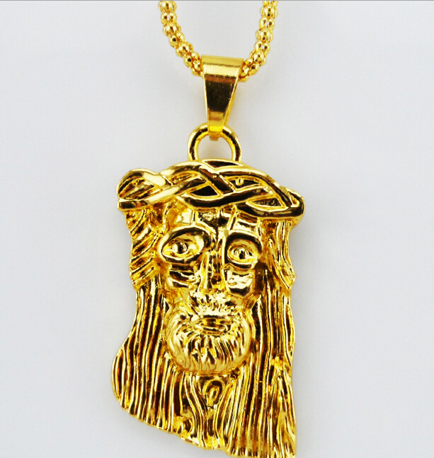 Huai bei necklace wholesale 14 k gold filled Jesus head HIPHOP Hip hop dance act the role ofing is tasted face small pendant 
Huai bei necklace wholesale 14 k gold filled Jesus head HIPHOP Hip hop dance act the role ofing is tasted face small pendant