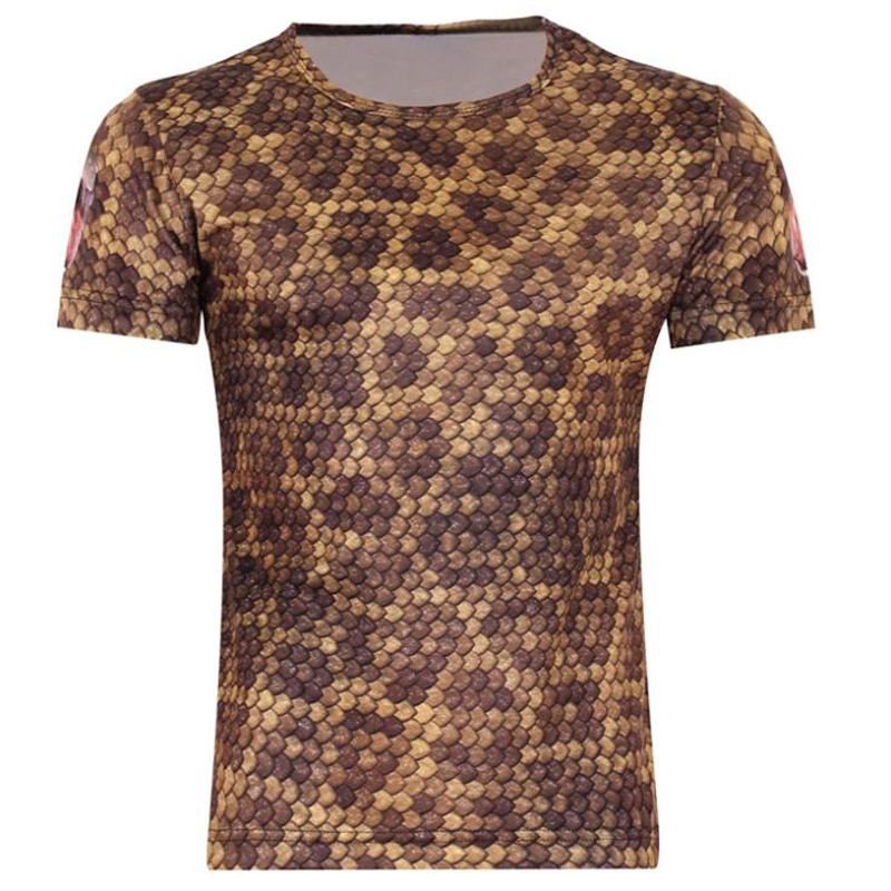 w1209 2015 Hot Sale High Quality Snakeskin Printed 3D T-shirts,Brown Punk 3D Short Sleeve Tee Shirt - 6XL, Beige
w1209 2015 Hot Sale High Quality Snakeskin Printed 3D T-shirts,Brown Punk 3D Short Sleeve Tee Shirt - 6XL, Beige