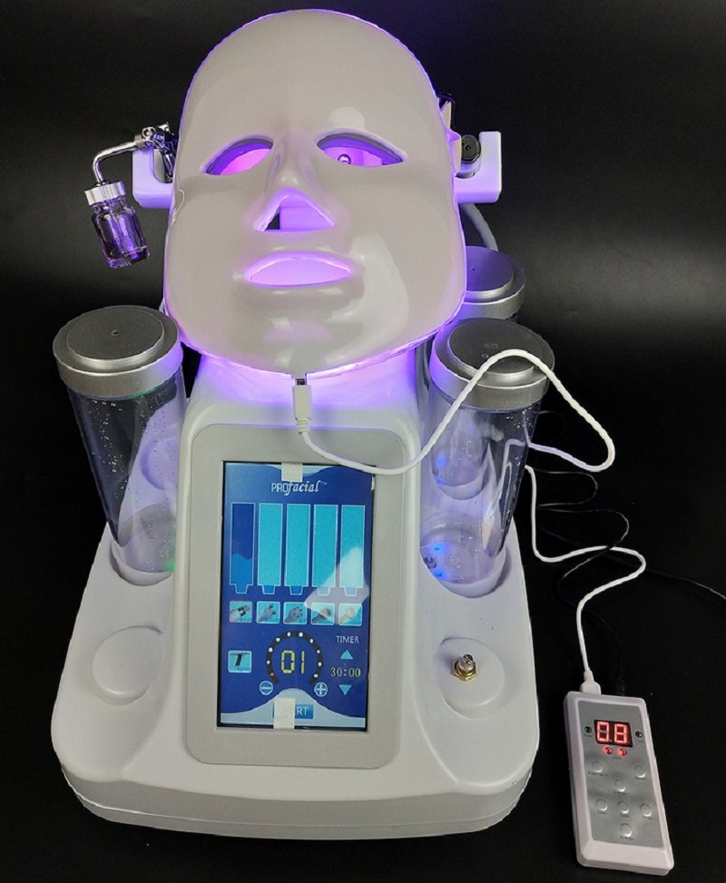 New 7in1 Water Dermabrasion Skin Oxygen Therapy Equipment Facial Spas Hydro Dermabrasion Salon Face Deep Clean Water Peel Machine