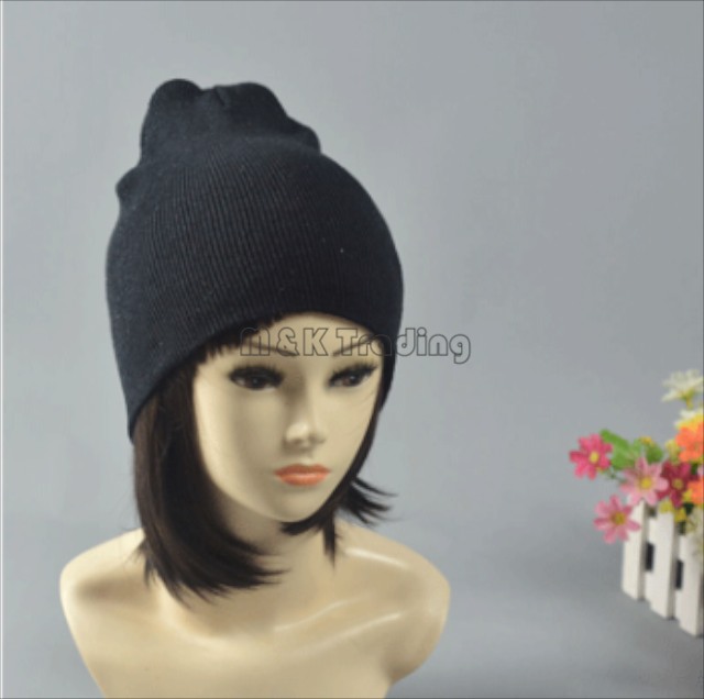 Wigwam Acrylic Ribbed Watchcap Beanie Hat Knitted 6 Colors Soft Resilient Fashion Skull Caps 20PCS Free Ship