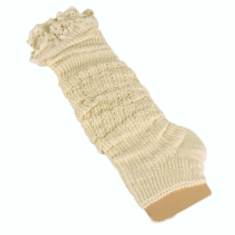 Long Knit Knee High Lace Socks Boot loose Socks Stockings Leg Warmers Warm New Women Socks Chritsmas Gift Drop Ship 010030