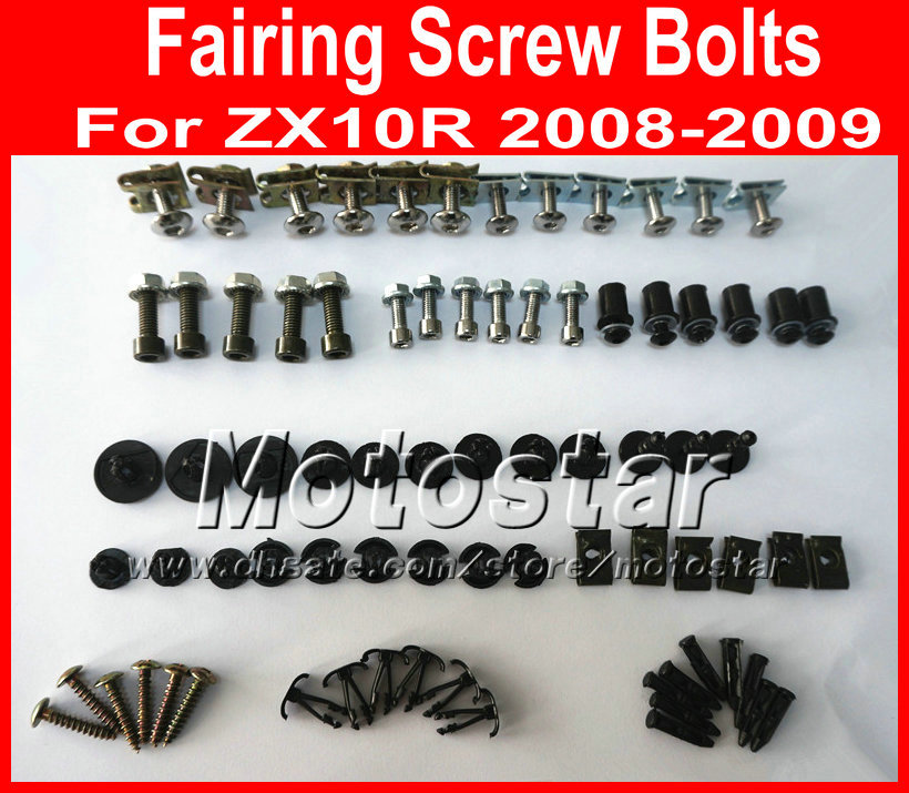 New Professional Motorcycle Fairing screws bolt kits for KAWASAKI 2008 2009 ZX10R 08 09 ZX 10R black aftermarket fairings bolts screw parts
New Professional Motorcycle Fairing screws bolt kits for KAWASAKI 2008 2009 ZX10R 08 09 ZX 10R black aftermarket fairings bolts screw parts