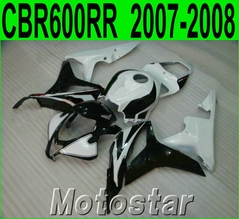 Injection molding motobike set for HONDA CBR600RR fairings 07 08 black white ABS fairing kit CBR 600RR F5 2007 2008 KQ65, Same as the picture shows
Injection molding motobike set for HONDA CBR600RR fairings 07 08 black white ABS fairing kit CBR 600RR F5 2007 2008 KQ65, Same as the picture shows