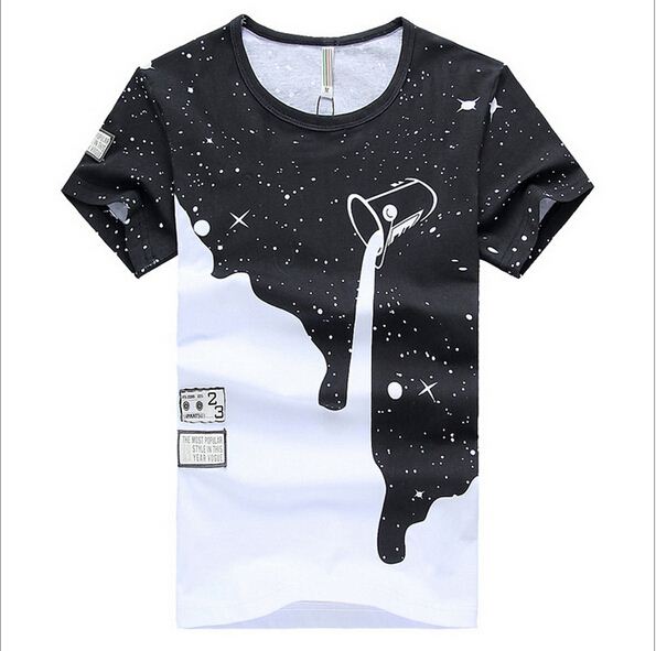 FG1509 Men's Fashion Men Tee youth short sleeve T-shirt personality Milk pattern printing camiseta male tops o neck t shirt, Ivory
FG1509 Men's Fashion Men Tee youth short sleeve T-shirt personality Milk pattern printing camiseta male tops o neck t shirt, Ivory