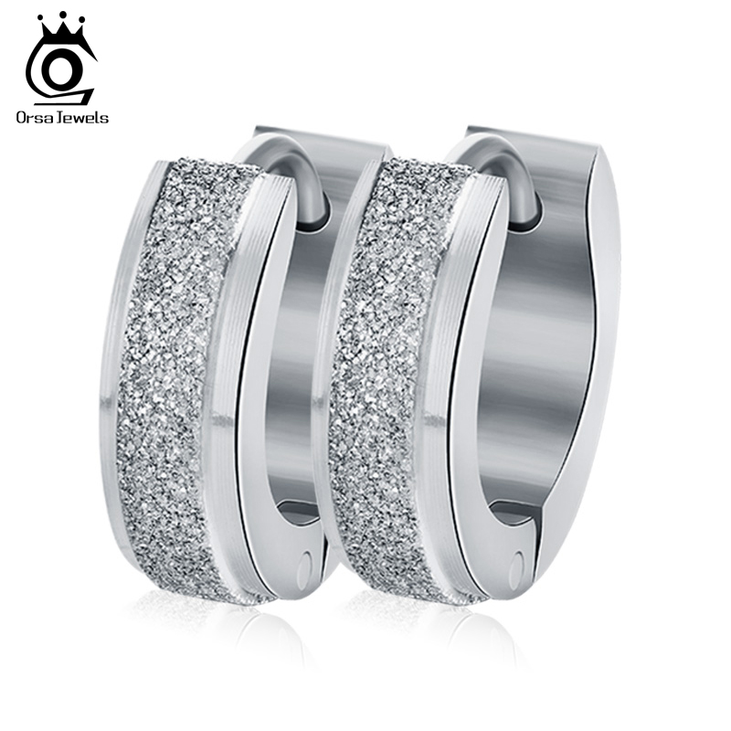 ORSA JEWELS Silver Color&Gold-Color Punk Rock Stainless Steel Small Hoop Earrings for Women Wedding Party Jewelry GTE02
ORSA JEWELS Silver Color&Gold-Color Punk Rock Stainless Steel Small Hoop Earrings for Women Wedding Party Jewelry GTE02