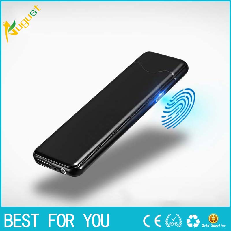 Thin 5.5mm Double Sided Fingerprint ignition Cigarette Lighter USB Windproof Electronic Touch Sensing Cigarette Lighter
Thin 5.5mm Double Sided Fingerprint ignition Cigarette Lighter USB Windproof Electronic Touch Sensing Cigarette Lighter