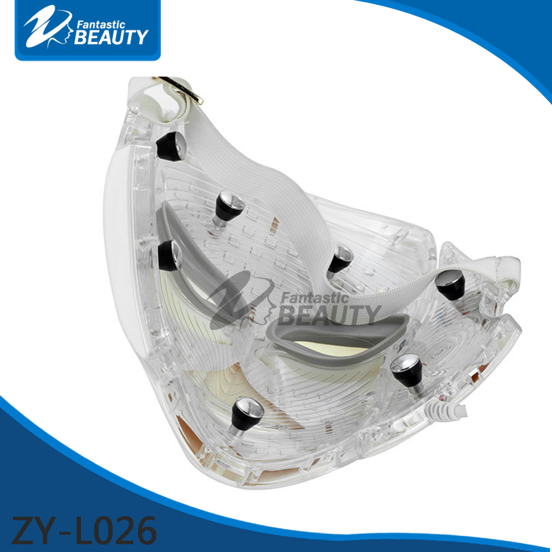 PDT 7 LED Light Therapy Face Beauty Machine LED Facial Neck Mask With Microcurrent for Skin Whitening Device