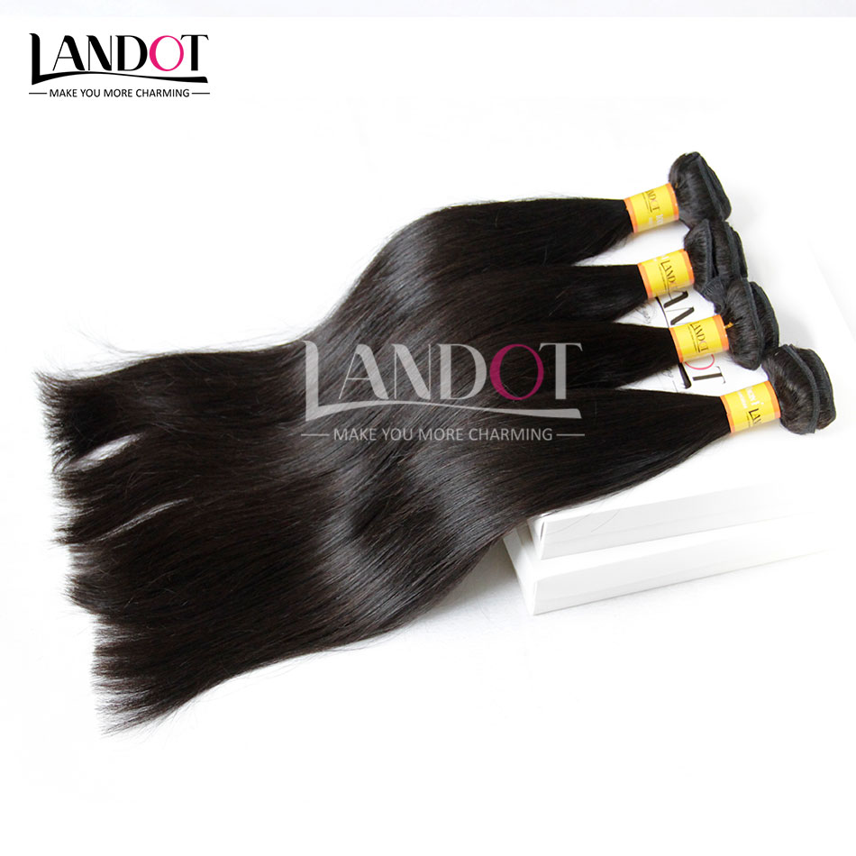 Malaysian Straight Hair Grade 8A Unprocessed Malaysian Human Hair Weave Bundles Malaysian Hair Extensions 3Pcs Lot Natural Black Can Be Dyed