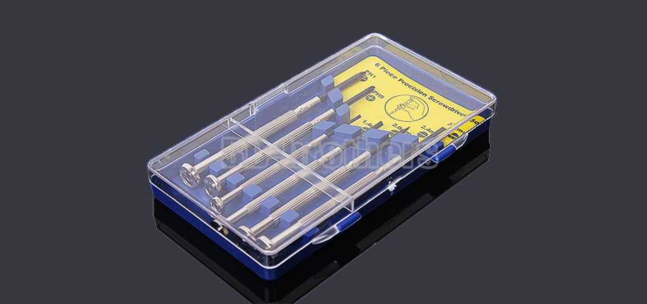 6 in 1 Mini Precision Screwdriver Set Screwdriver Combination Package Decoration Wrist Watch Cell Phone Repair Tools 100set/sets
6 in 1 Mini Precision Screwdriver Set Screwdriver Combination Package Decoration Wrist Watch Cell Phone Repair Tools 100set/sets
