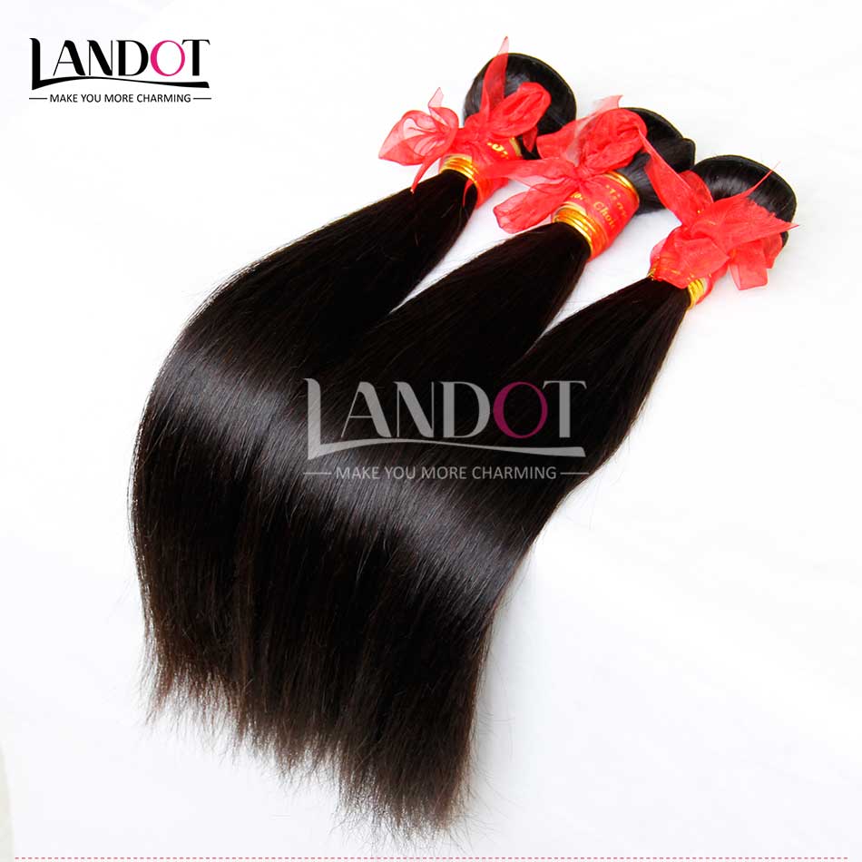 Brazilian Peruvian Indian Malaysian Mongolian Straight Hair Weave Bundles 100% Unprocessed Natural Human Hair Extensions Dyeable Tangle Free