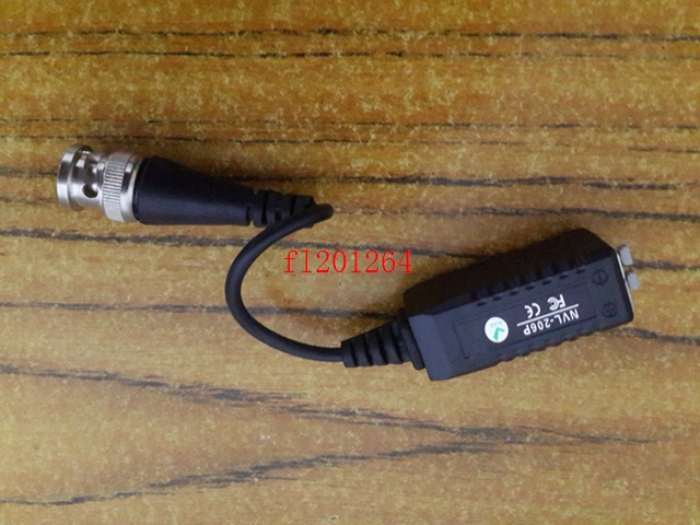 600pcs/lot Free Shipping Video twisted pairs Passive Video Balun UTP Transivers/connector Cable For cctv balun video