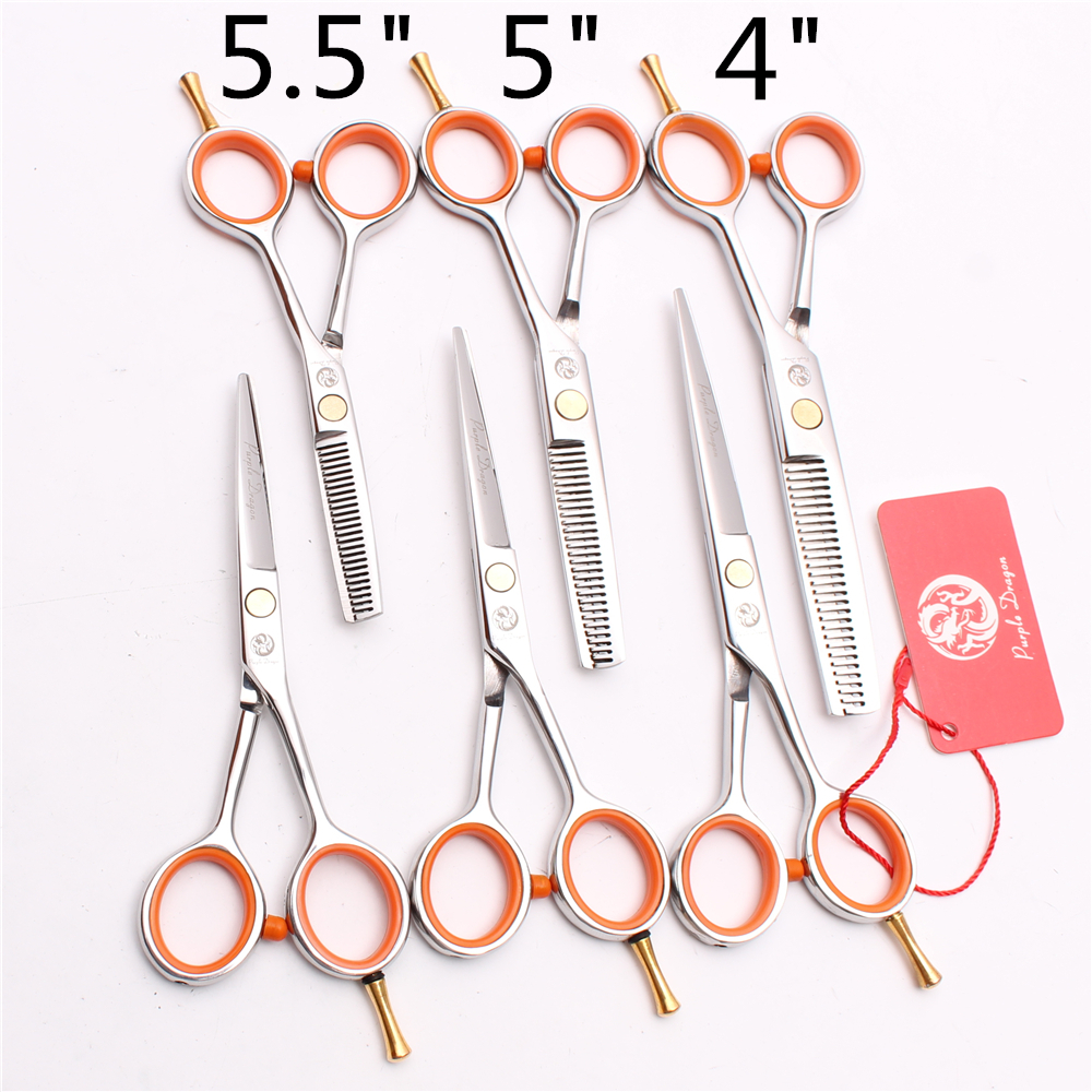 2Pcs 4" 5" 5.5" Japan 440C Purple Dragon Barbers' Hairdressing Shears Cutting Thinning Scissors Human Hair Scissors Salon Style Tools Z1017
2Pcs 4" 5" 5.5" Japan 440C Purple Dragon Barbers' Hairdressing Shears Cutting Thinning Scissors Human Hair Scissors Salon Style Tools Z1017