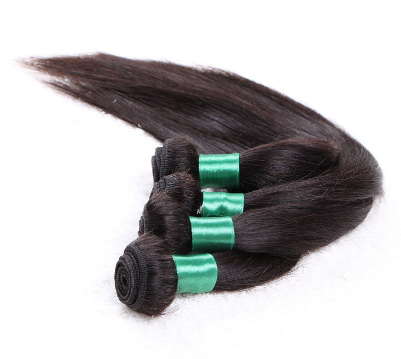 grade 6abrazilian human remy hair silk straight hair bundle 100g piece 5pcs lot no tangle no shedding free dhl