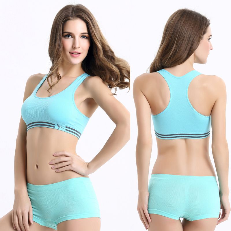 Feitong New Lady Crop Tops Padded Athletic Vest Fitness Outdoor Sports Stretch Sport Bras For Women Free Shipping&Wholesales