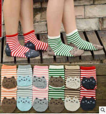 Cartoon Women Socks Fashion Korean Stirpe Cat Cotton Adult Socks Cute interest Striped Teenager knee-socks Cheap Socks W026, Pink
Cartoon Women Socks Fashion Korean Stirpe Cat Cotton Adult Socks Cute interest Striped Teenager knee-socks Cheap Socks W026, Pink