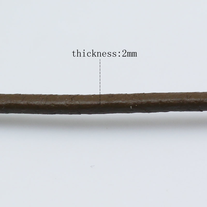 Beadsnice jewelry leather cord round leather cord genuine leather for necklace and bracelet making free shipping ID 3451