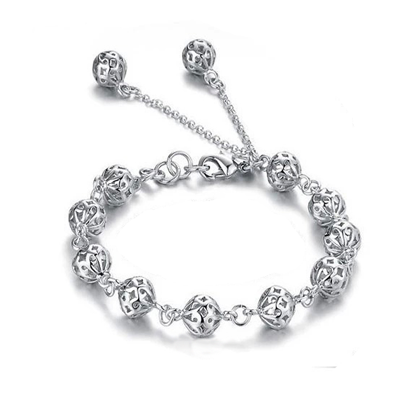 Free Shipping with tracking number Top Sale 925 Silver Bracelet Sweet thread Bracelet Silver Jewelry 20Pcs/lot 1507