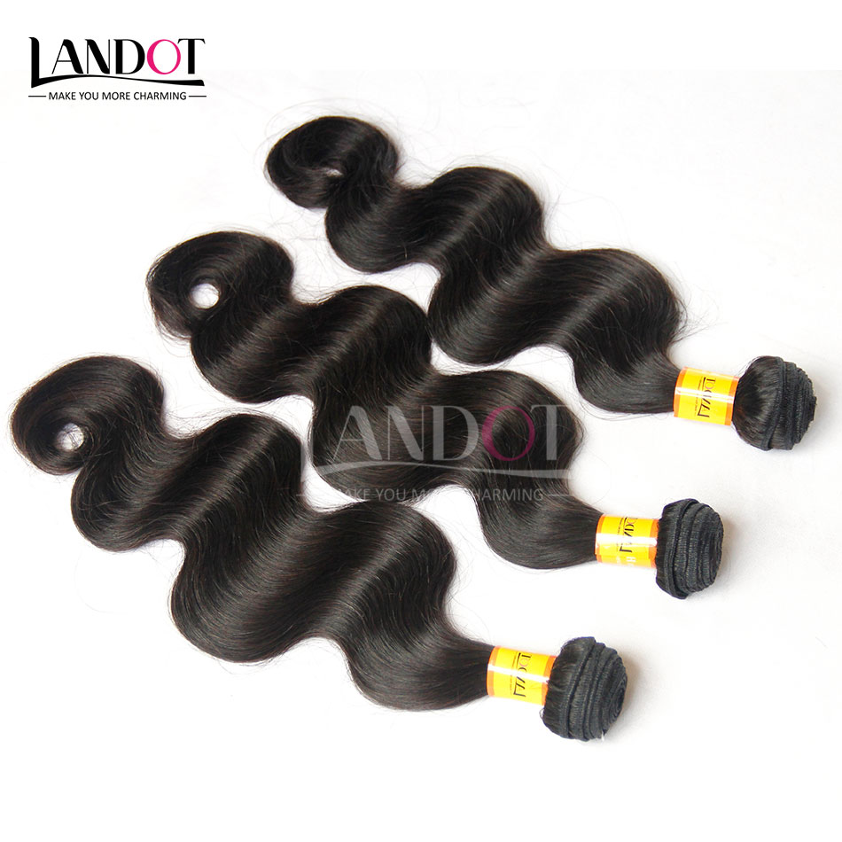 Unprocessed Malaysian Virgin Hair Body Wave 100% Human Hair Weaves 4 Bundles Natural Color SOFT THICK TANGLE FREE Malaysian Hair Extensions