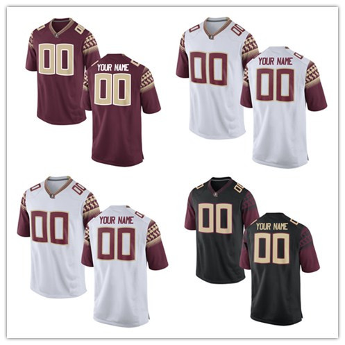Custom Florida State Seminoles College Football Jersey Personalized Black Double Stitched Top Quality Jerseys Any Name Number, White
Custom Florida State Seminoles College Football Jersey Personalized Black Double Stitched Top Quality Jerseys Any Name Number, White