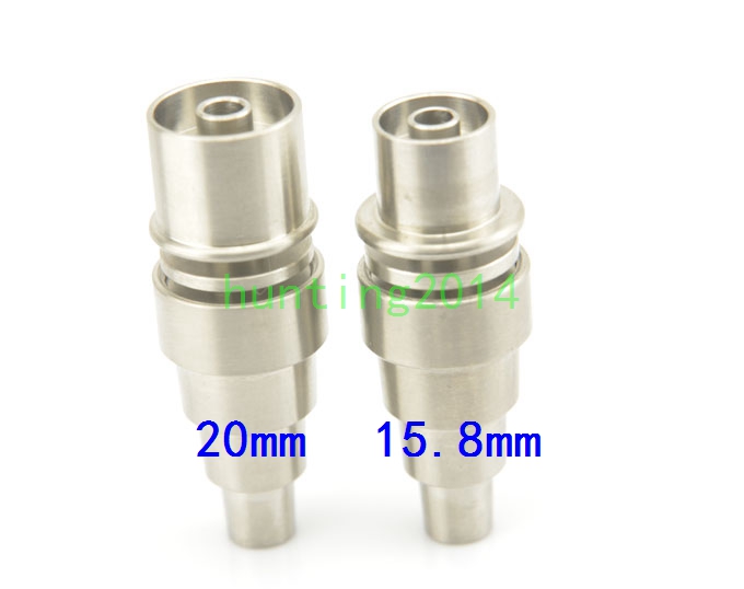 2015 Newest 10/14/18mm male&female adjustable Grade 2 Titanium Domeless E-Nail Nail for 15.8mm or 20mm Enail Coil
2015 Newest 10/14/18mm male&female adjustable Grade 2 Titanium Domeless E-Nail Nail for 15.8mm or 20mm Enail Coil