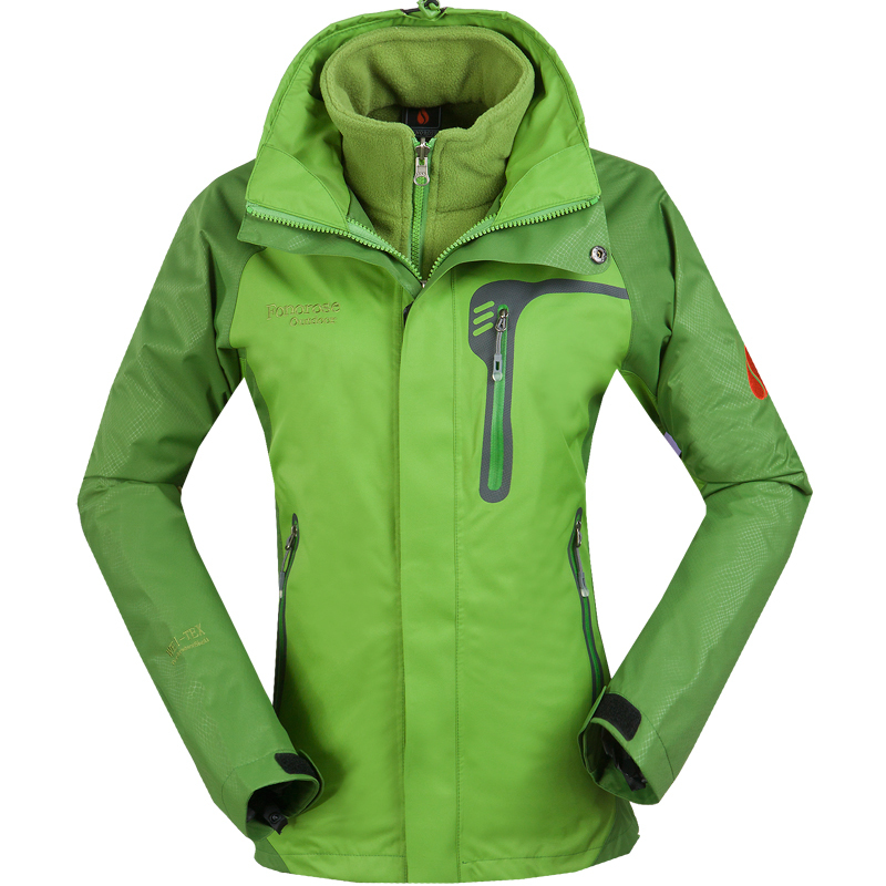 womens green waterproof jacket