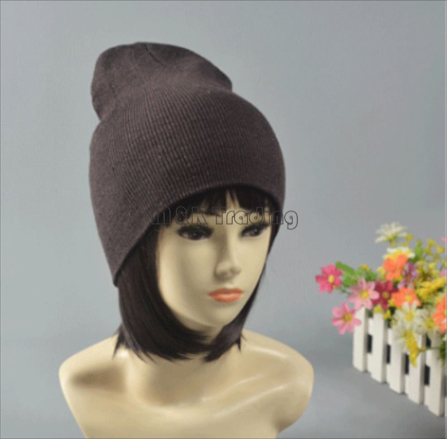 Wigwam Acrylic Ribbed Watchcap Beanie Hat Knitted 6 Colors Soft Resilient Fashion Skull Caps 20PCS Free Ship