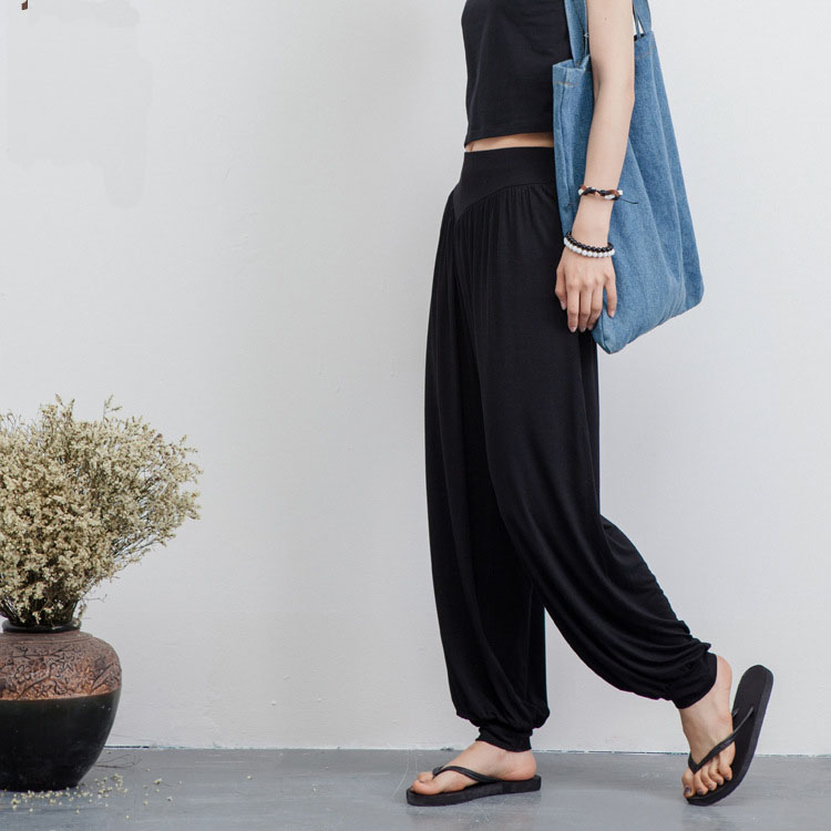 Fashion Women Active Pants Elastic Waist Model Cotton Wide Leg Pants Trousers Women Summer Fall Loose Long Pants, Yellow
Fashion Women Active Pants Elastic Waist Model Cotton Wide Leg Pants Trousers Women Summer Fall Loose Long Pants, Yellow