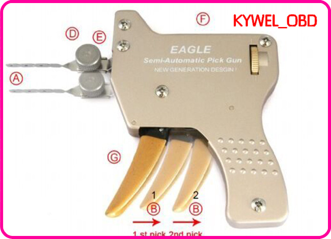 New type EAGLE Semi-automatic mechanical lock guns,EAGLE Brockhage Downward Pick Gun,locksmith lock pick gun free shipping
New type EAGLE Semi-automatic mechanical lock guns,EAGLE Brockhage Downward Pick Gun,locksmith lock pick gun free shipping