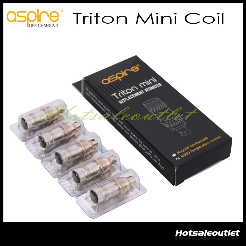 Authentic Aspire Triton Mini Atomizer Heads Replacement Coils 0.15ohm 1.2ohm 1.8ohm Triton Mini Coils For Aspire Triton Mini & Nautilus Mini
Authentic Aspire Triton Mini Atomizer Heads Replacement Coils 0.15ohm 1.2ohm 1.8ohm Triton Mini Coils For Aspire Triton Mini & Nautilus Mini