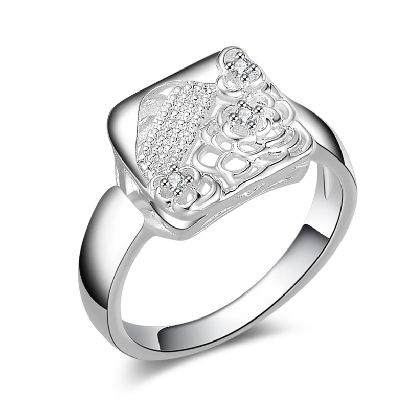 Free Shipping New 925 Sterling Silver fashion jewelry Mona Lisa Flowers with White Diamond With Pave zircon ring hot sell girl gift 1734
Free Shipping New 925 Sterling Silver fashion jewelry Mona Lisa Flowers with White Diamond With Pave zircon ring hot sell girl gift 1734
