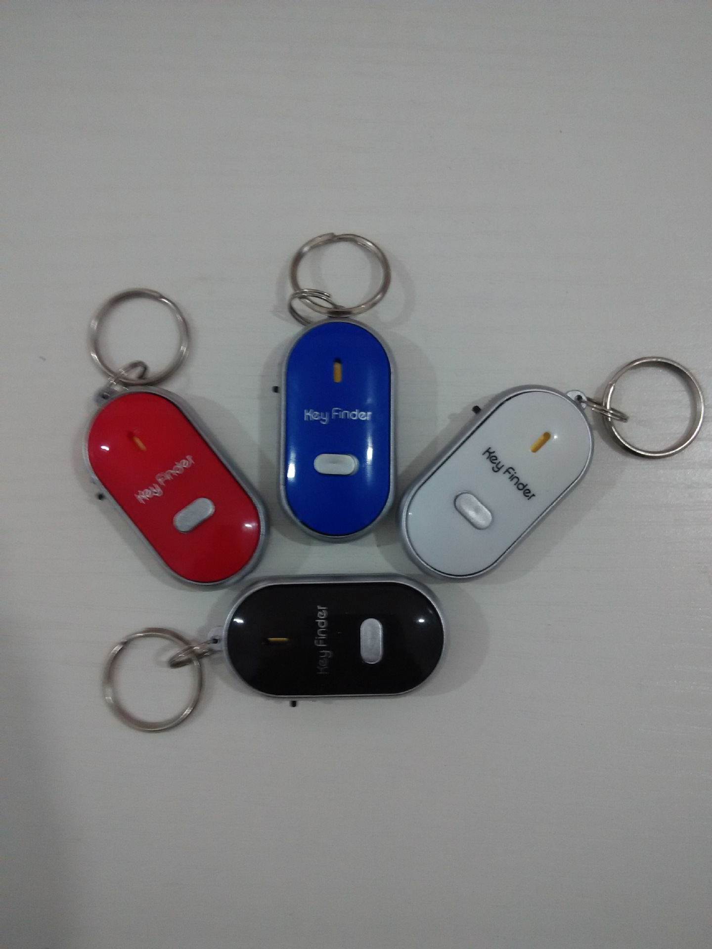 Free DHL LED Key Finder Locator Find Lost Keys Flashing Beeping Remoter Key Ring Alarm Keychain Pet Dog Child Tracker