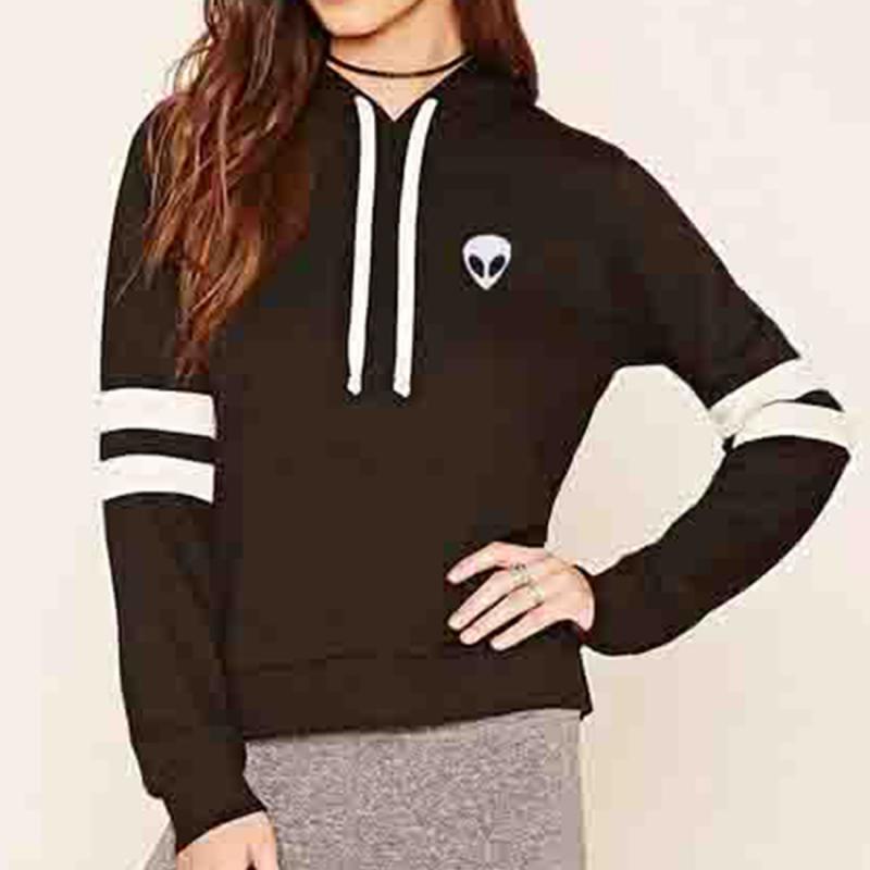 2018 Fashion Pullover Spring Autumn Women Hoodies Long Sleeve Alien Printed Striped Sweatshirt Female Hood Girl Outerwear, Red
2018 Fashion Pullover Spring Autumn Women Hoodies Long Sleeve Alien Printed Striped Sweatshirt Female Hood Girl Outerwear, Red
