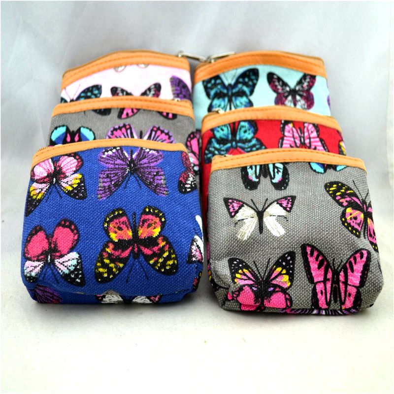 New Women's Design Canvas Butterfly Printed Mini Coin Money Bag Purse Wallet 12Pcs/lot Free Shipping, Red;black
New Women's Design Canvas Butterfly Printed Mini Coin Money Bag Purse Wallet 12Pcs/lot Free Shipping, Red;black