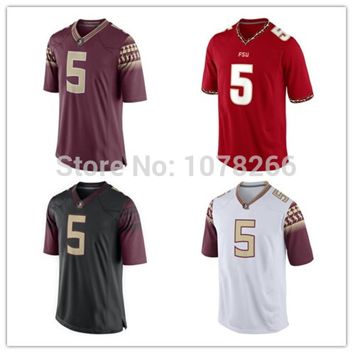 Florida State Seminoles College Football Jerseys FSU 5 Jameis Winston jersey Stitched Red White Black Factory Outlet
Florida State Seminoles College Football Jerseys FSU 5 Jameis Winston jersey Stitched Red White Black Factory Outlet
