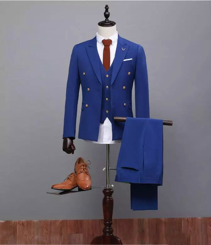 Formal Occasion Men Suits Slim Fit Groom Tuxedos Wedding Suits Mens 3 Pieces (Jacket+Pant+Vest) Royal Blue Suits Best Man Tuxedos Gentleman, Yellow
Formal Occasion Men Suits Slim Fit Groom Tuxedos Wedding Suits Mens 3 Pieces (Jacket+Pant+Vest) Royal Blue Suits Best Man Tuxedos Gentleman, Yellow