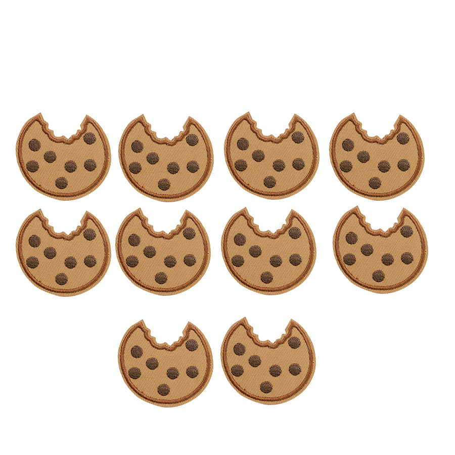 10PCS Biscuit Cookies Embroidery Patches for Clothing Bags Iron on Transfer Applique Patch for Garment Jeans DIY Sew on Embroidery Badge, Black
10PCS Biscuit Cookies Embroidery Patches for Clothing Bags Iron on Transfer Applique Patch for Garment Jeans DIY Sew on Embroidery Badge, Black