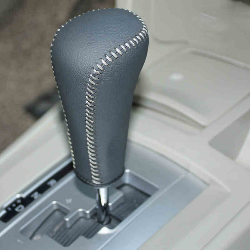 Mitsubishi Lancer-ex automatic gear cover Hand sewing DIY Auto interior decoration car styling genuine leather Lancer gearshift covers