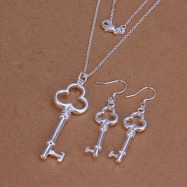 High grade 925 sterling silver Starfish three-piece jewelry set DFMSS175 brand new Factory direct 925 silver necklace earring ring