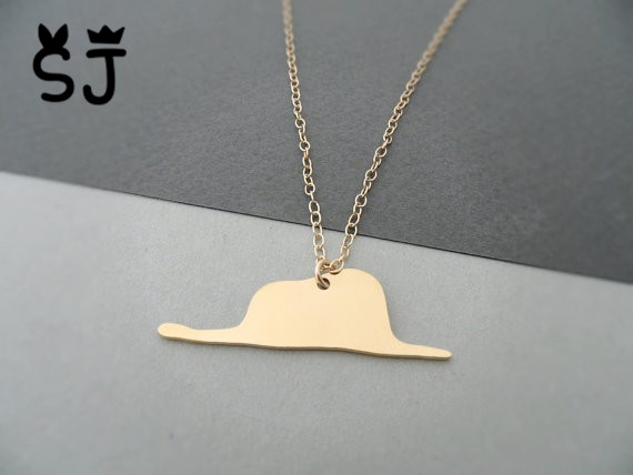 30PCS Baby Elephant in Snake Necklace Little Le Petit Prince Necklace Story Cartoon Image Necklace Cute Animal Necklaces Jewelry Gifts